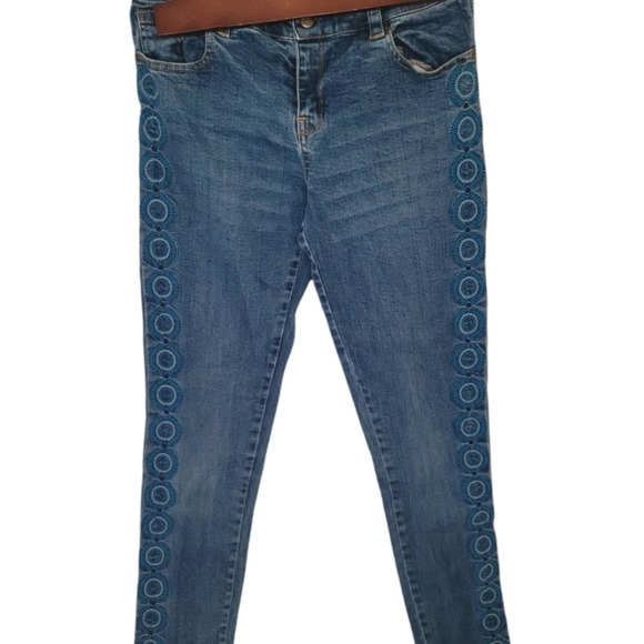 Garnet Hill Other - Garnet Hill Kids Embellished Skinny Jeans